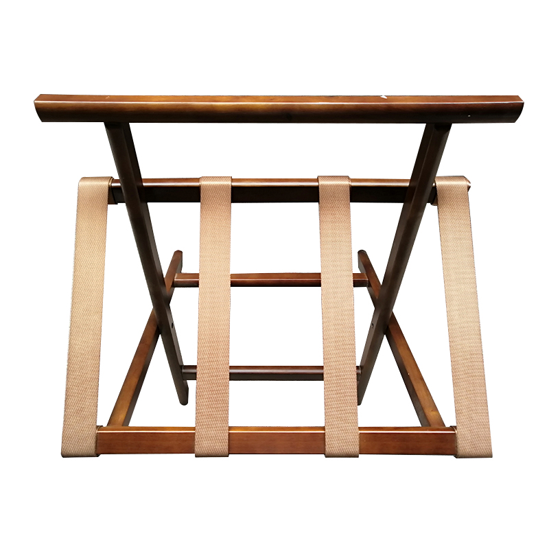 Fenghe-Hotel Suitcase Holders | Wooden Hotel Guest Room Luggage Rack-9