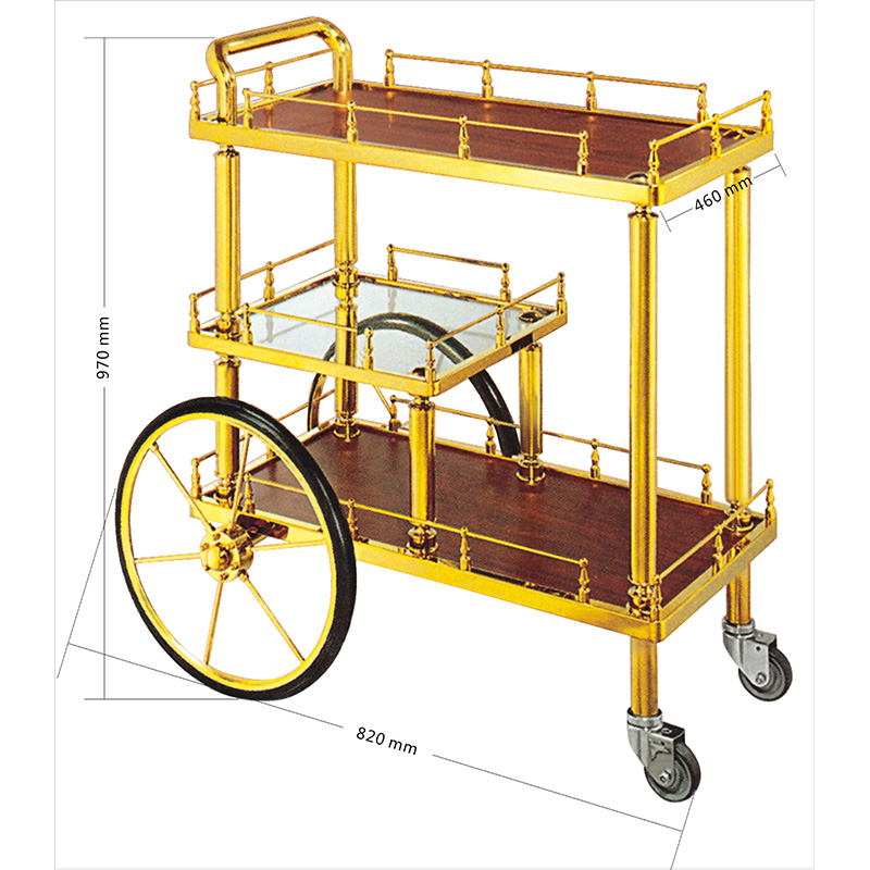 Fenghe-Professional Bar Trolley Buy Bar Cart | Hotel Liquor Trolley | Fenghe