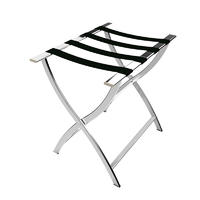 Hotel room 201 stainless steel folding silver luggage rack stand