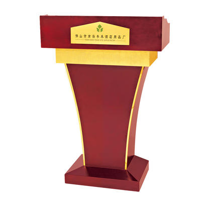 Hotel wooden design rostrum podium lectern