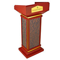 Hotel wooden lectern rostrum pulpit podium for church