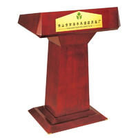 Wholesale hotel wooden speech lectern podium