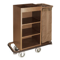 Hotel housekeeping cleaning service trolley maid cart