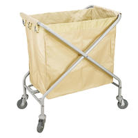 Hotel housekeeping laundry service cart linen trolley