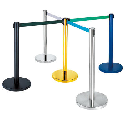 Hotel rope stanchion control barrier queue pole stand