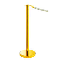 Hotel supplies stainless steel barrier stanchion queue pole
