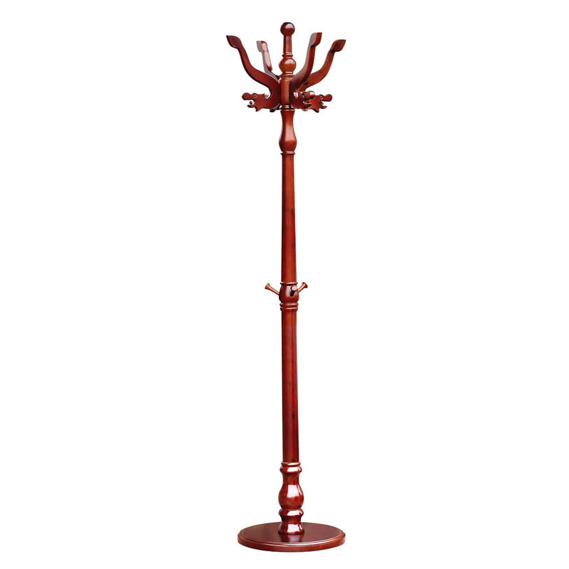 wooden clothes tree stand