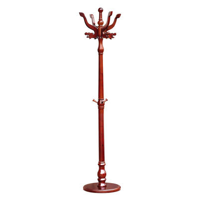 hotel vertical solid wood clothes tree stand coat rack