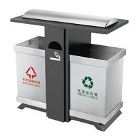 Wholesale outside metal recycling rubbish bin waste bin trash bin