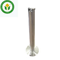 Stainless steel standing foot pedal hand sanitizer stand dispenser